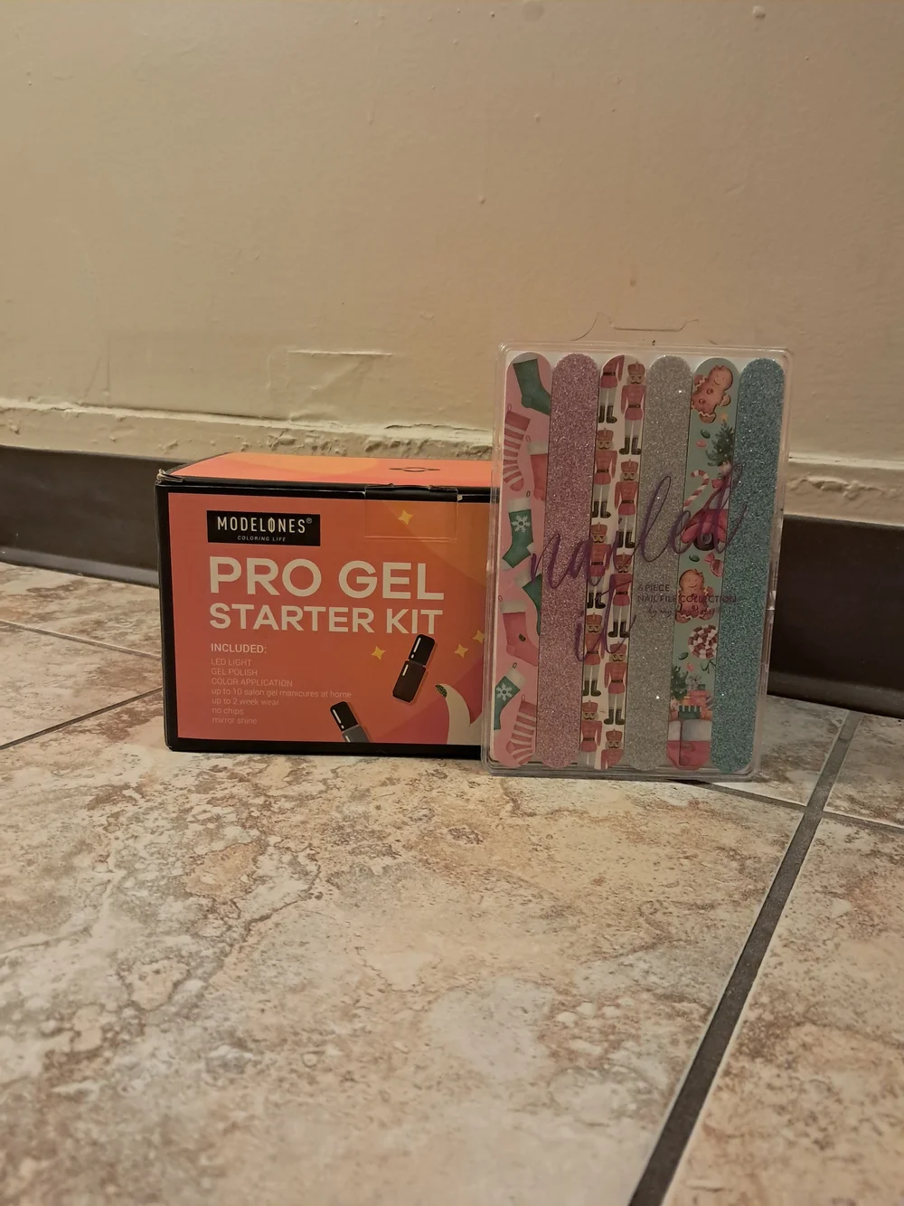 Modelones Pro Gel Nail Starter Kit (Additional Christmas Files Included)